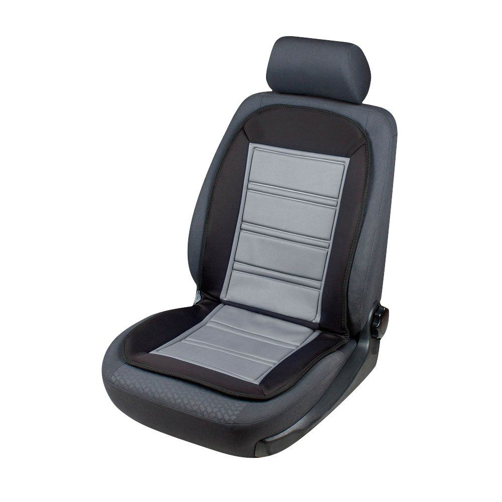Warm Up 12v Heated Black/Grey Car Seat Cushion