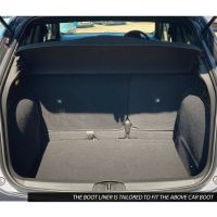 Tailored Black Boot Liner to fit Fiat 500X 2015 - 2021