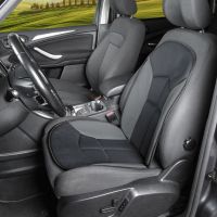 Novara Black/Grey Car Seat Cushion