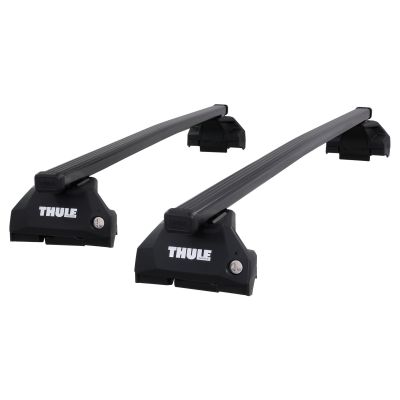 SquareBar Evo Steel Roof Bars to fit Audi A6 Avant (C6) 2005 - 2011 (Closed Roof Rails)