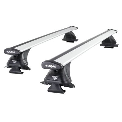Pro Wing Silver Aluminium Roof Bars to fit Volvo V70 Mk.2 2000 - 2007 (Open Roof Rails)
