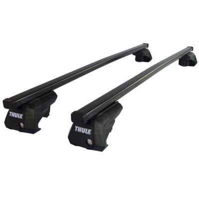 SquareBar Evo Steel Roof Bars to fit Audi A4 Allroad (B8) 2008 - 2015 (Open Roof Rails)